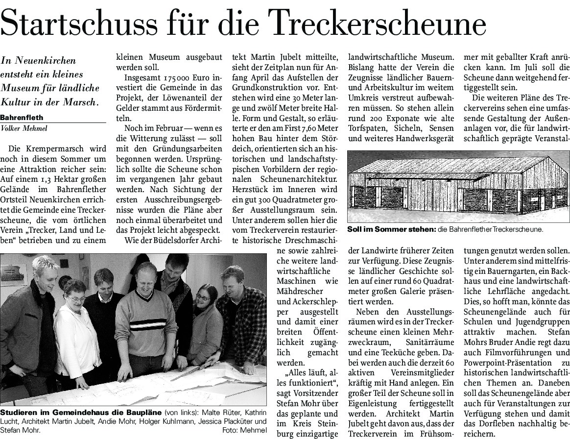 thumbnail of Bau Treckerscheune Bericht 3